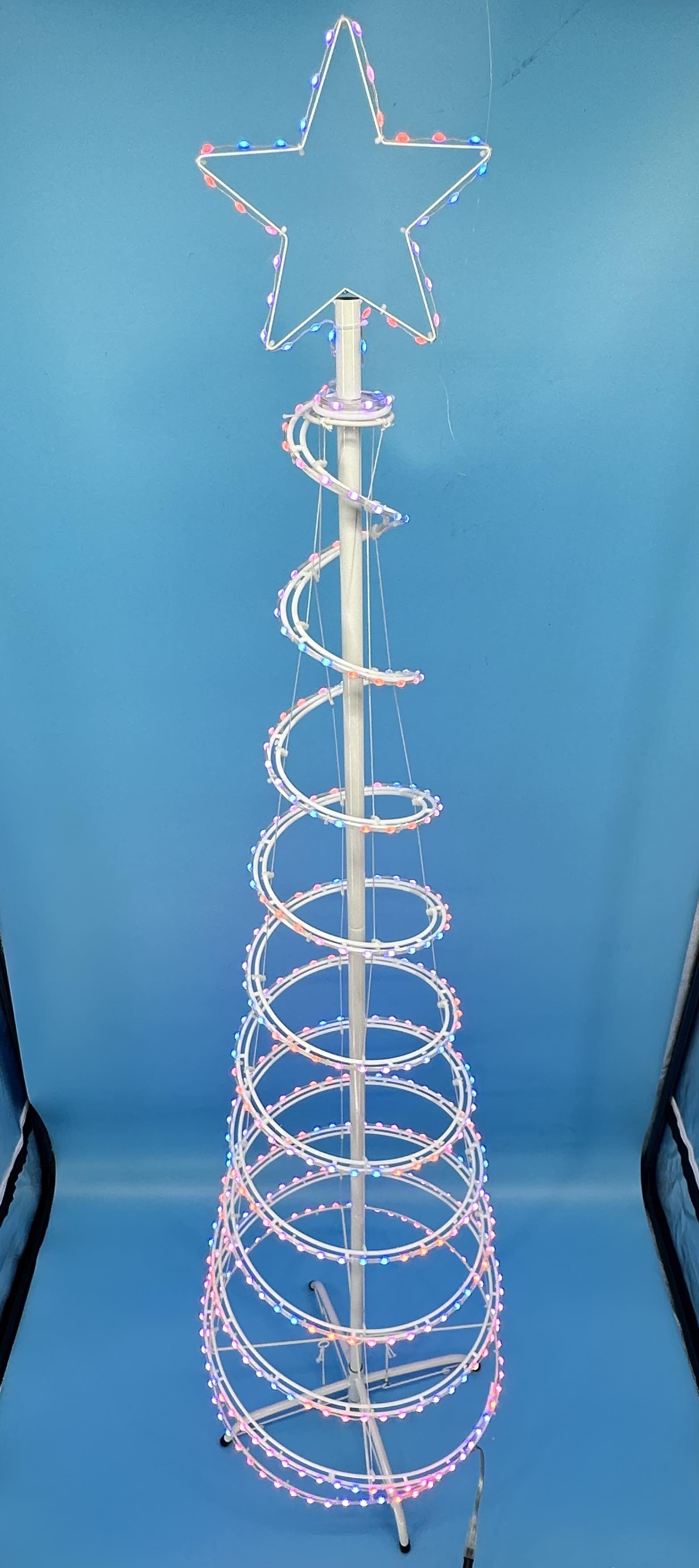 🌲 RGB Decor Spiral Trees – A Modern Twist on Classic Holiday Trees 🎄