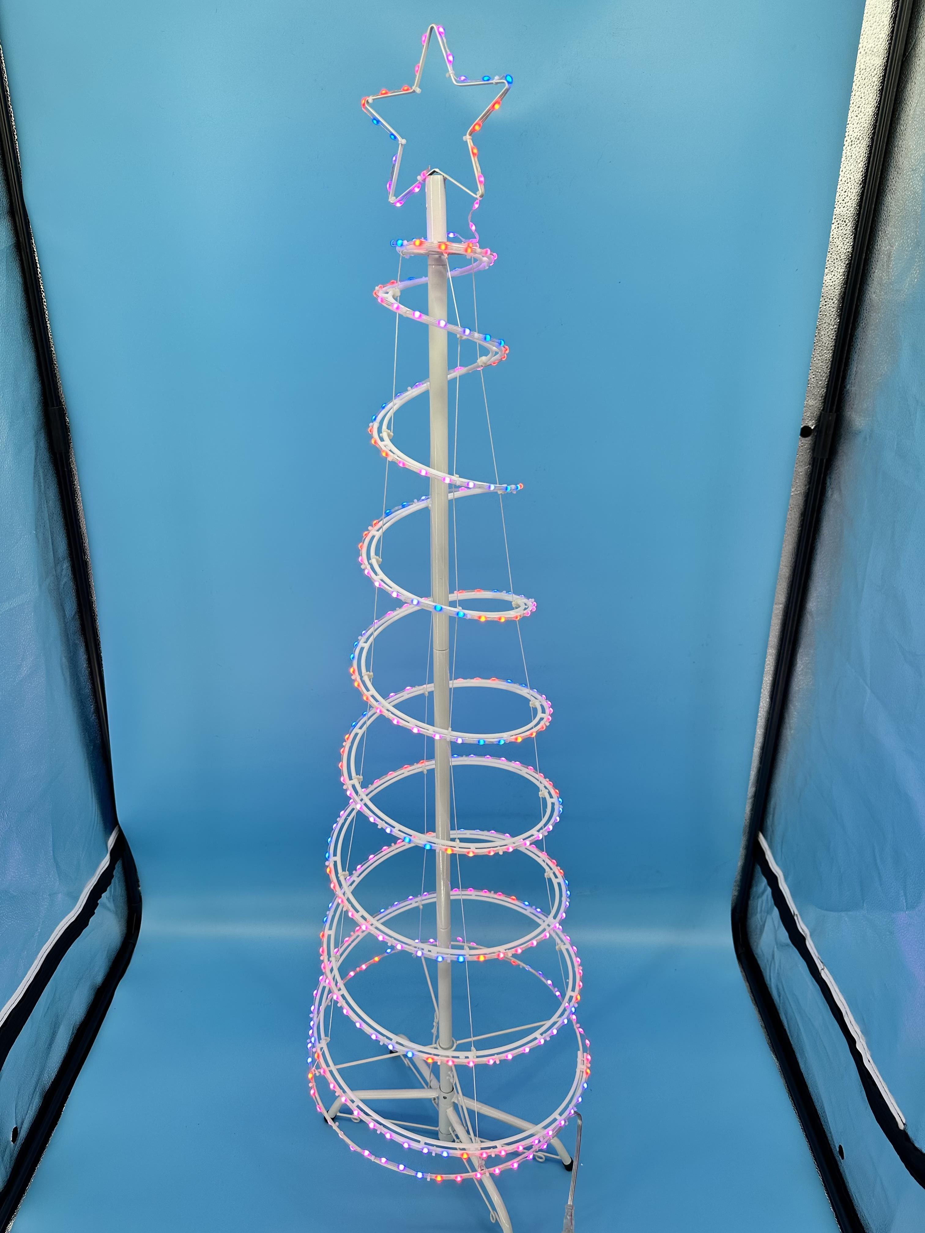 🌲 RGB Decor Spiral Trees – A Modern Twist on Classic Holiday Trees 🎄