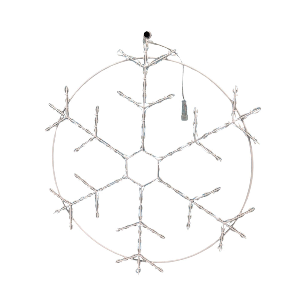 ❄️ RGB Decor Snowflake – Illuminate Your Holidays with 360° Glow 🌟