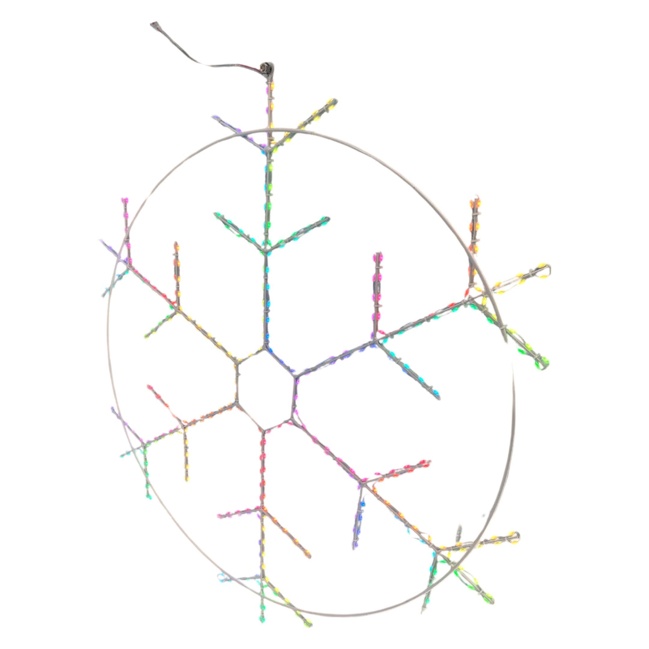❄️ RGB Decor Snowflake – Illuminate Your Holidays with 360° Glow 🌟
